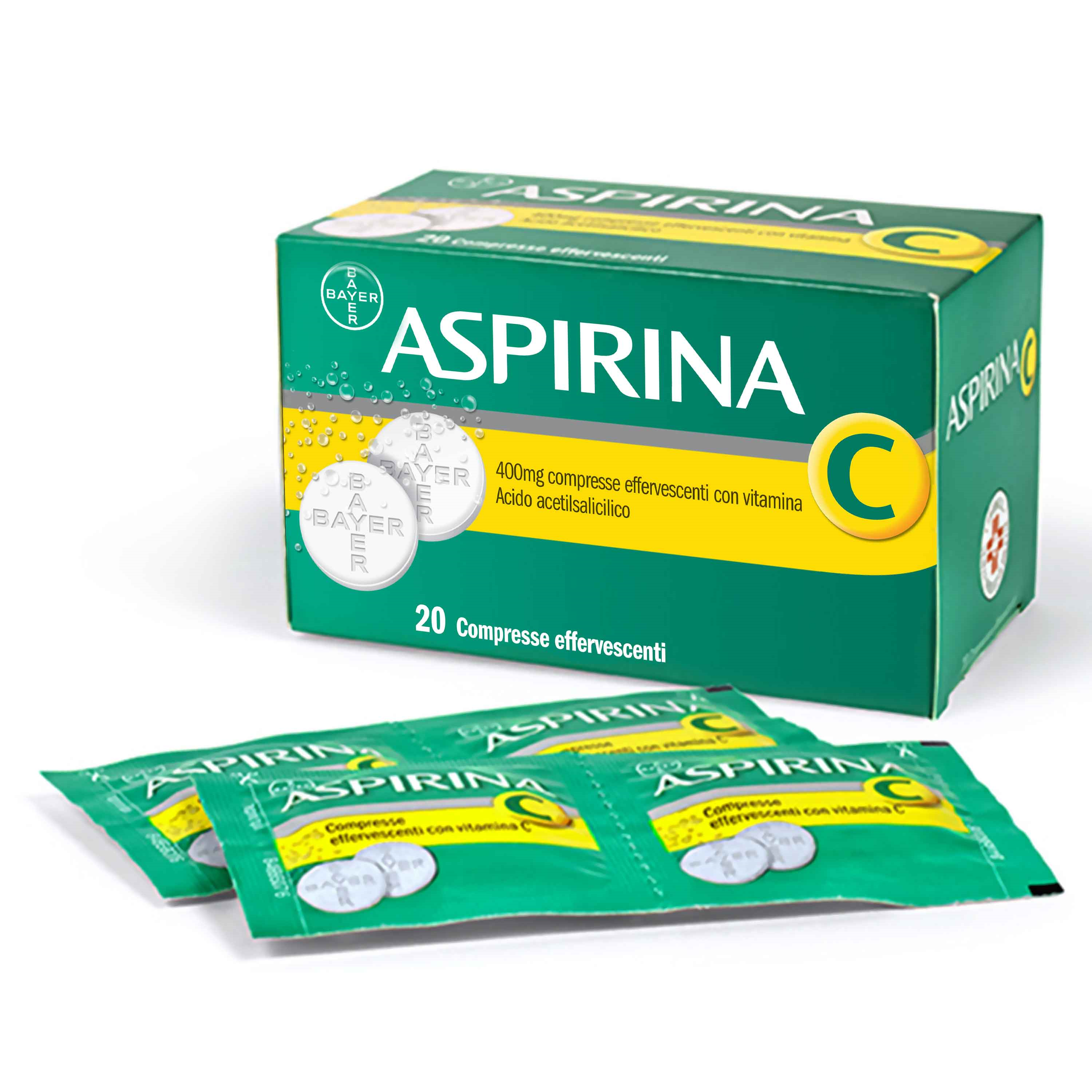 ASPIRINA C*20CPR EFF 400+240MG - Farmacia Sant Anna SAS del Dott. Mariani Federigo