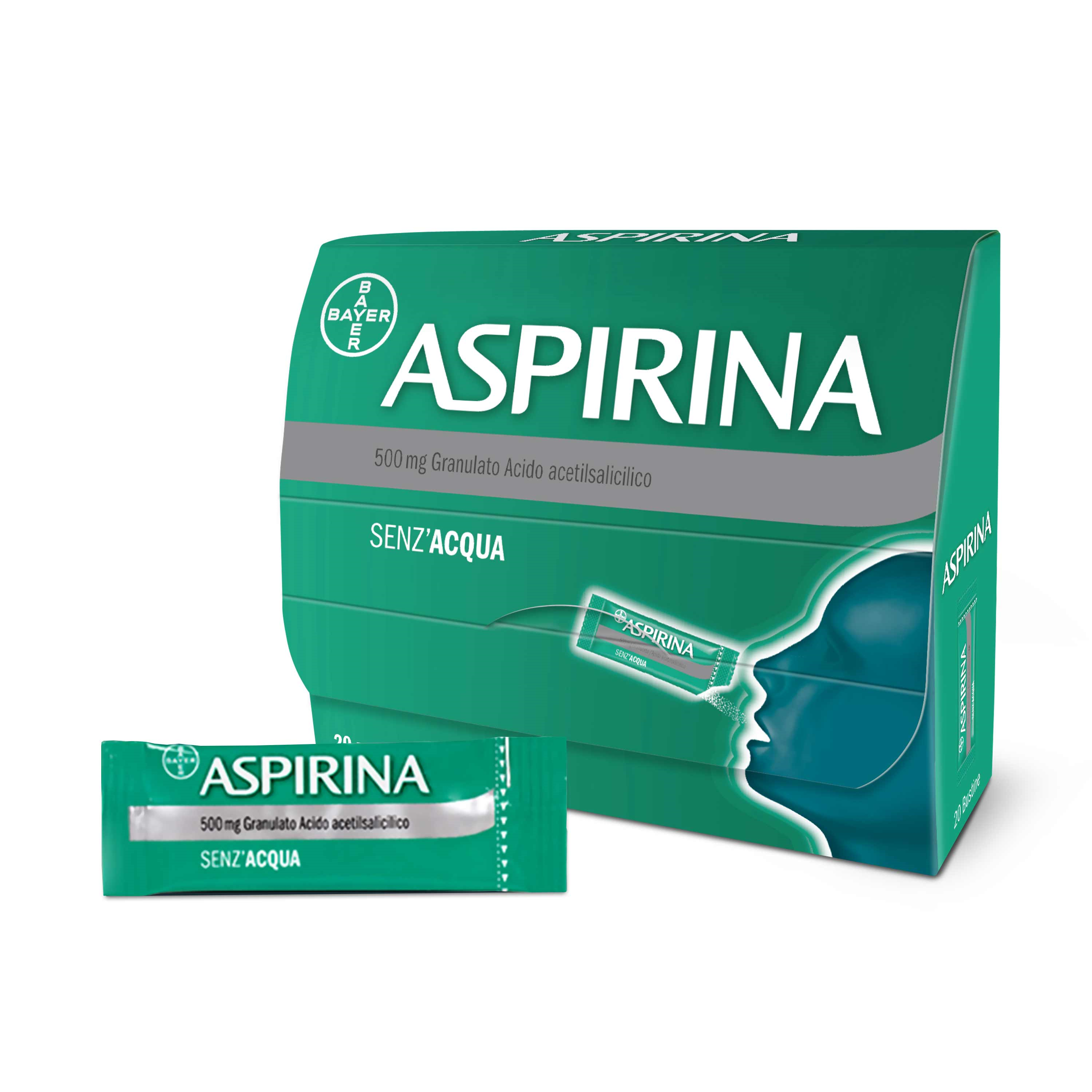 ASPIRINA*OS GRAT 20BUST 500MG - Farmacia Sant Anna SAS del Dott. Mariani Federigo
