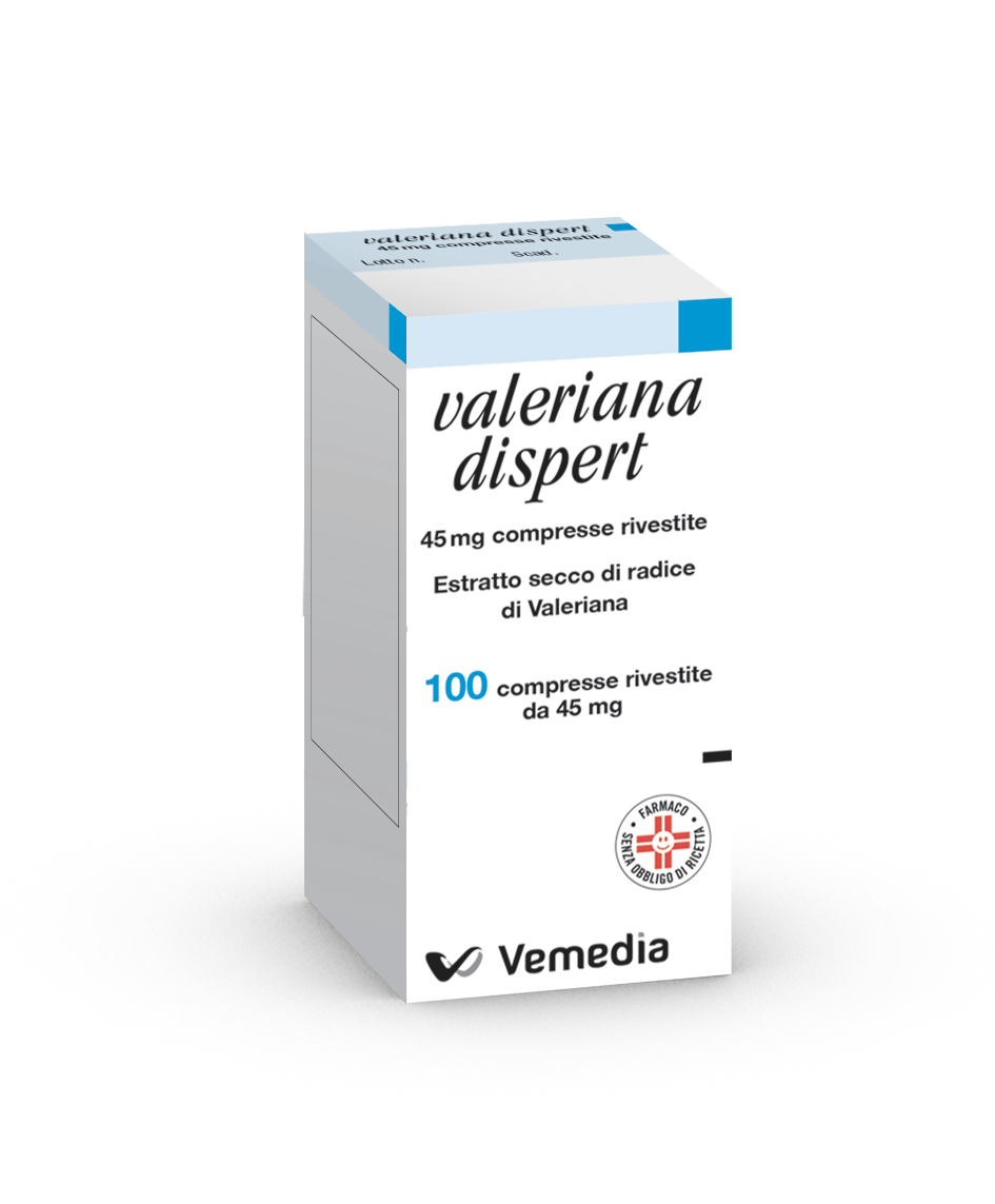 VALERIANA DISPERT*100CPR 45MG - Farmacia Sant Anna SAS del Dott. Mariani Federigo