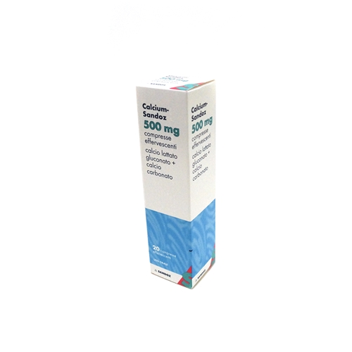 CALCIUM SANDOZ*20CPR EFF 500MG - Farmacia Sant Anna SAS del Dott. Mariani Federigo