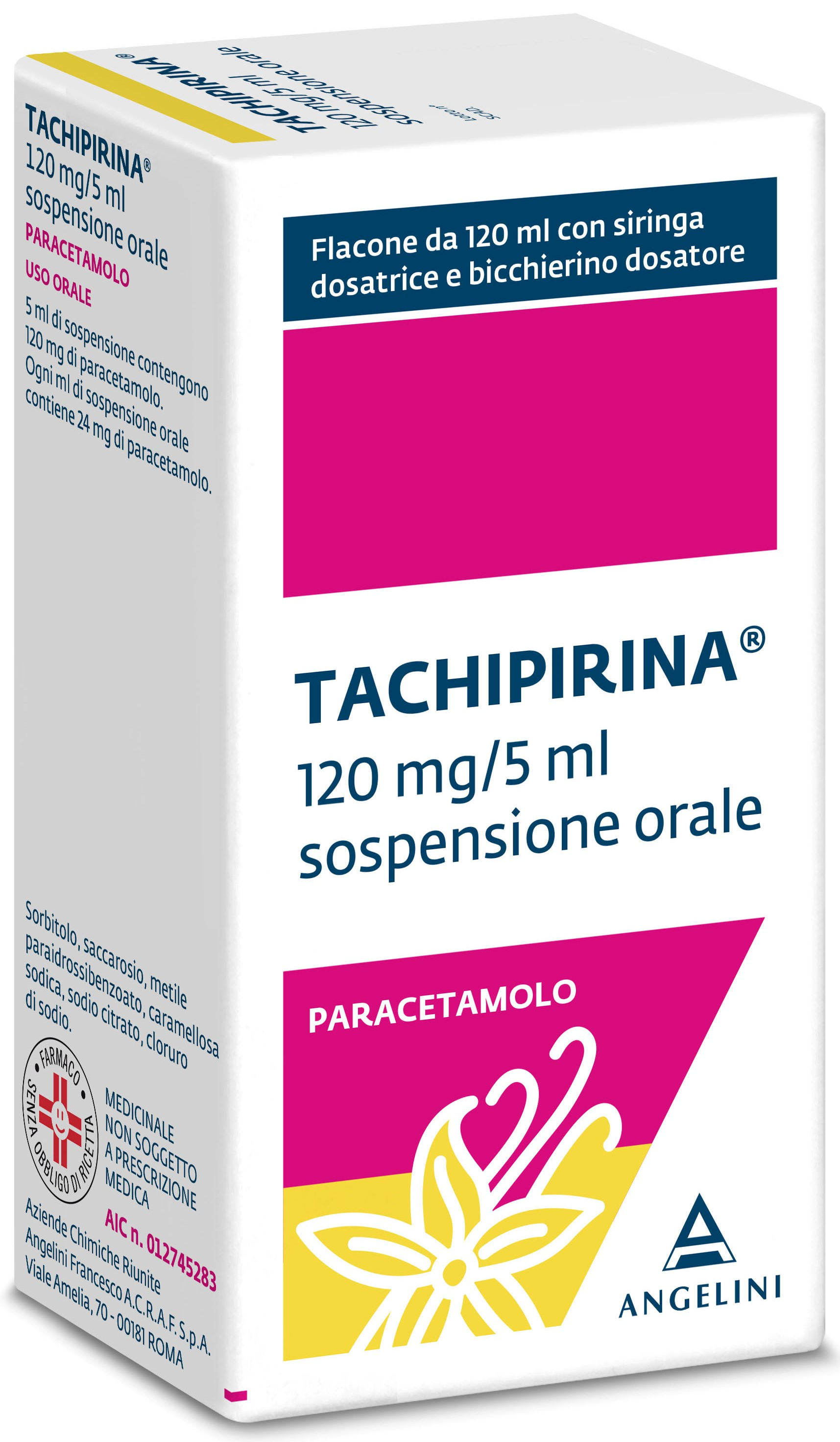 TACHIPIRINA*SOSP 120ML VAN/CAR - Farmacia Sant Anna SAS del Dott. Mariani Federigo