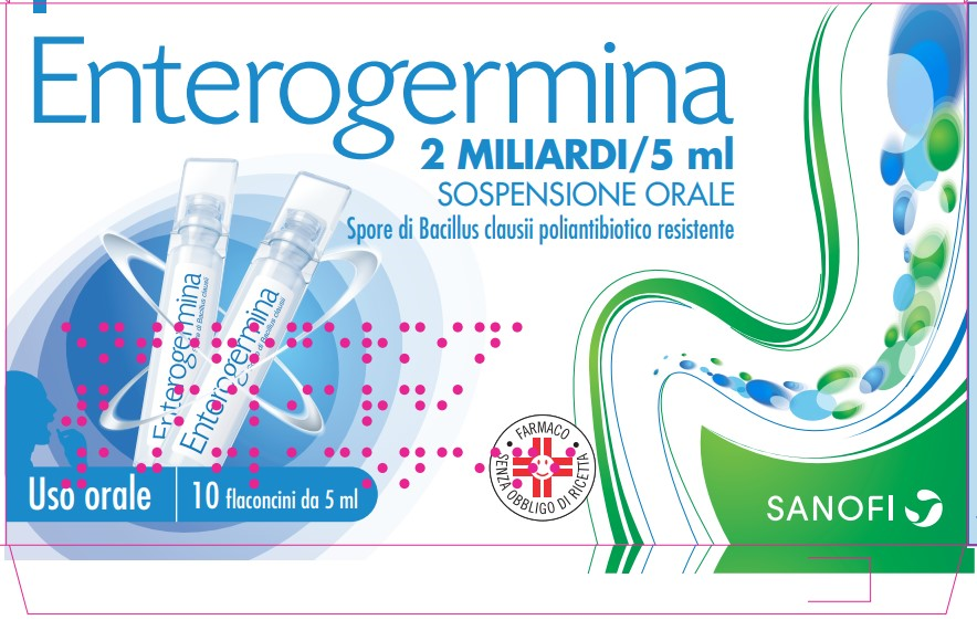 ENTEROGERMINA*OS 10FL 2MLD/5ML - Farmacia Sant Anna SAS del Dott. Mariani Federigo