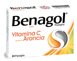 BENAGOL VIT C*24PAST ARANCIA - Farmacia Sant Anna SAS del Dott. Mariani Federigo