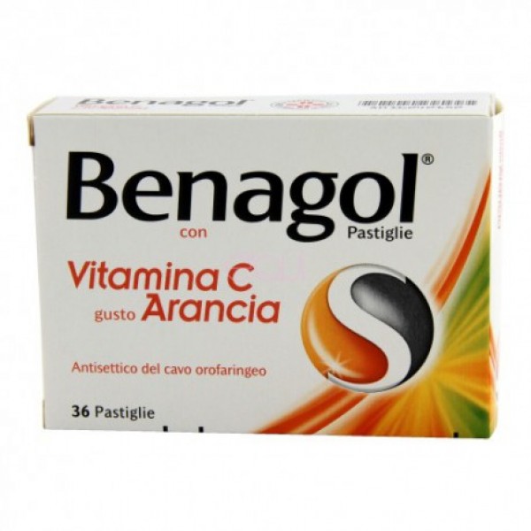 BENAGOL VIT C*36PAST ARANCIA - Farmacia Sant Anna SAS del Dott. Mariani Federigo