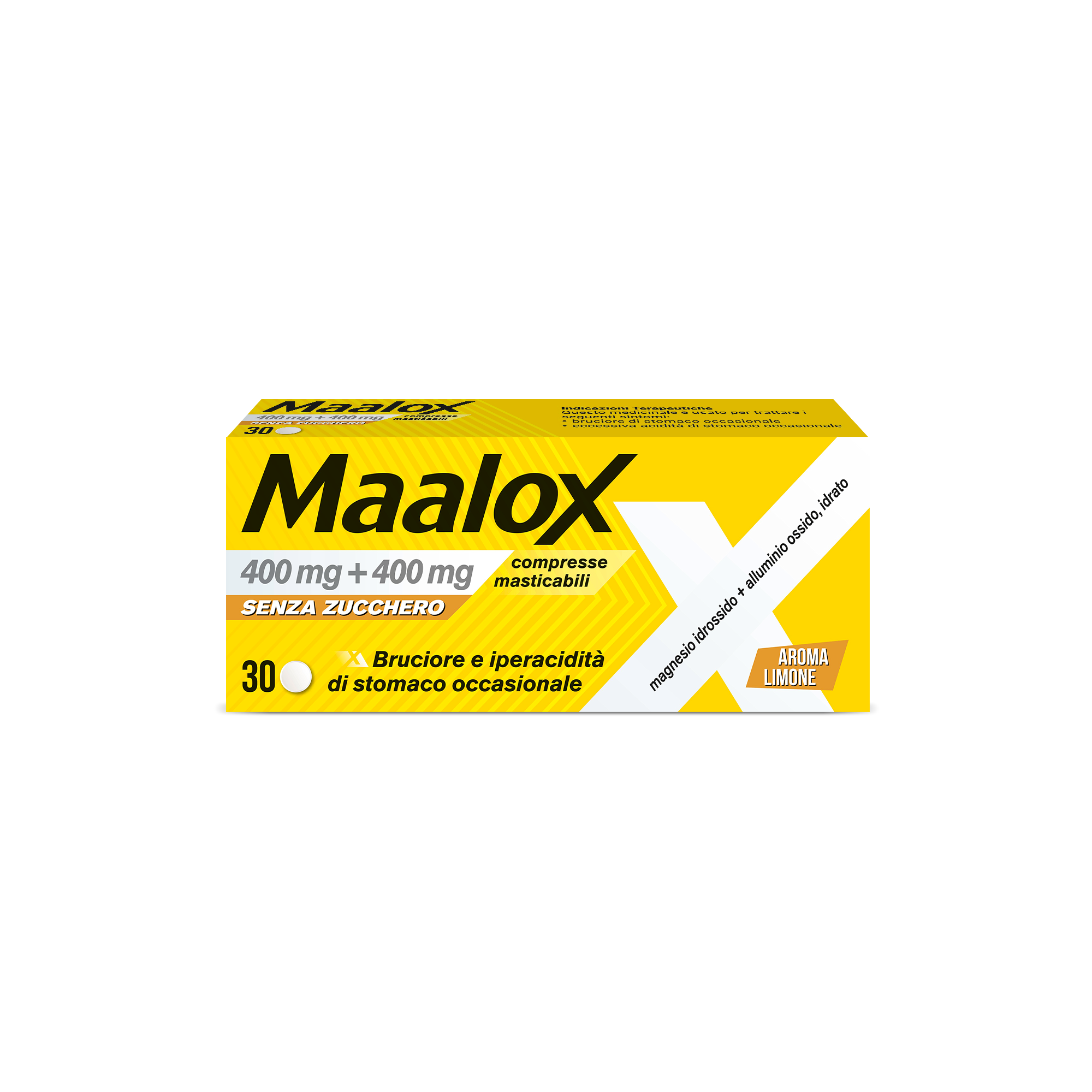 MAALOX*S/Z 30CPR LIMO400+400MG - Farmacia Sant Anna SAS del Dott. Mariani Federigo
