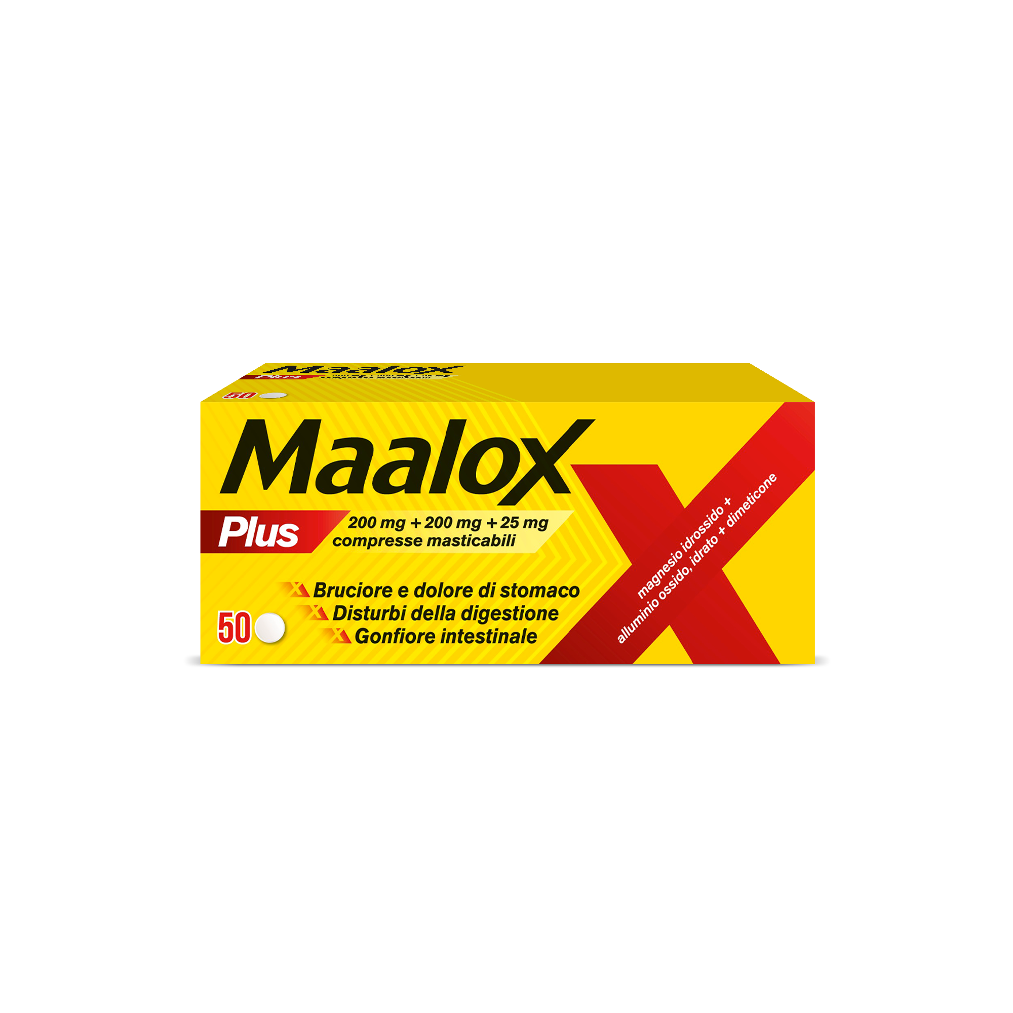 MAALOX PLUS*50CPR MAST - Farmacia Sant Anna SAS del Dott. Mariani Federigo