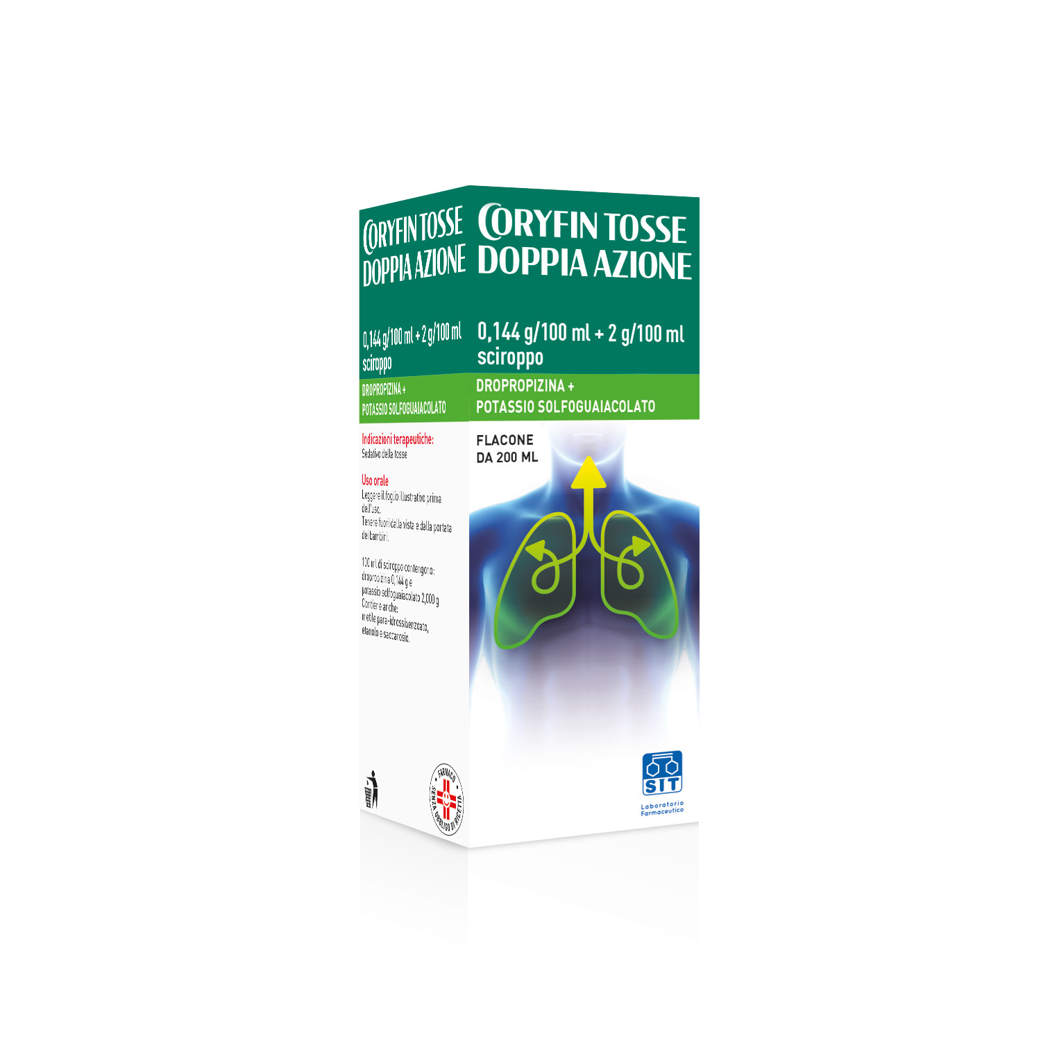 CORYFIN TOSSE DOPPIA AZ*200ML - Farmacia Sant Anna SAS del Dott. Mariani Federigo