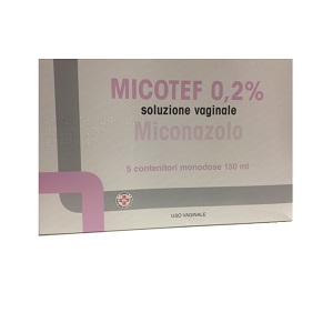 MICOTEF*SOL VAG 5FL 150ML 0,2% - Farmacia Sant Anna SAS del Dott. Mariani Federigo