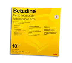 BETADINE*10GARZE IMPREGN 10x10 - Farmacia Sant Anna SAS del Dott. Mariani Federigo