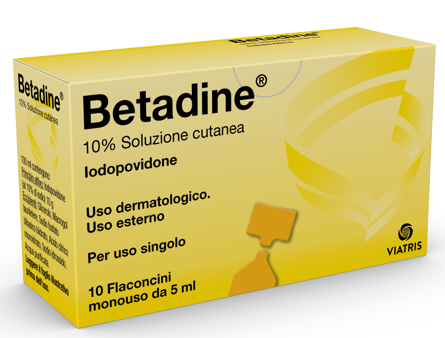 BETADINE*SOL CUT 10FL 5ML 10% - Farmacia Sant Anna SAS del Dott. Mariani Federigo