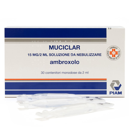MUCICLAR*NEBUL 30FL 15MG 2ML - Farmacia Sant Anna SAS del Dott. Mariani Federigo