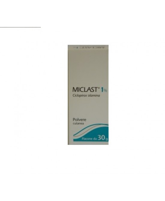 MICLAST*POLV CUT FL 30G 10MG/G - Farmacia Sant Anna SAS del Dott. Mariani Federigo
