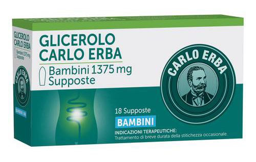 GLICEROLO*BB 18SUPP 1375MG - Farmacia Sant Anna SAS del Dott. Mariani Federigo