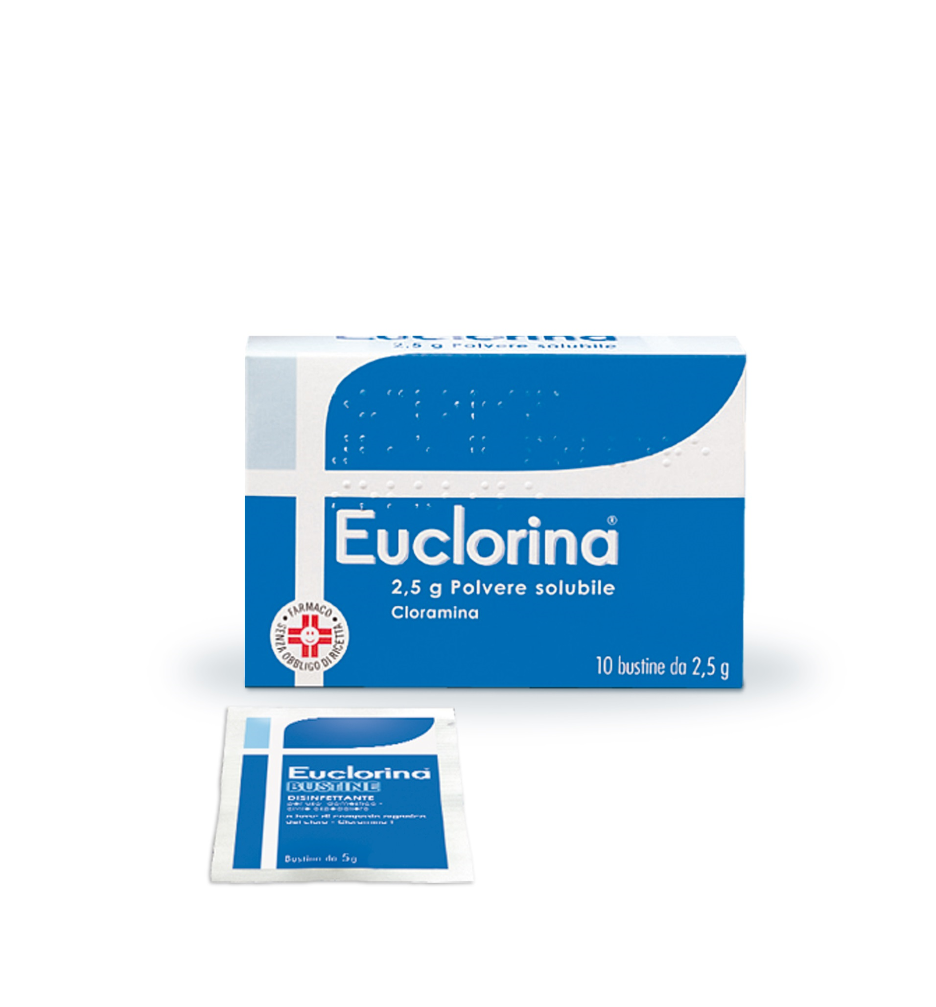 EUCLORINA*POLV SOL 10BUST 2,5G - Farmacia Sant Anna SAS del Dott. Mariani Federigo