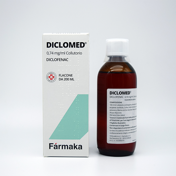 DICLOMED*COLLUT 1FL 200ML - Farmacia Sant Anna SAS del Dott. Mariani Federigo