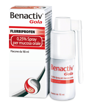 BENACTIV GOLA*SPRAY 15ML 0,25% - Farmacia Sant Anna SAS del Dott. Mariani Federigo