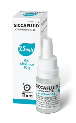 SICCAFLUID*GEL OFT 10G 2,5MG/G - Farmacia Sant Anna SAS del Dott. Mariani Federigo