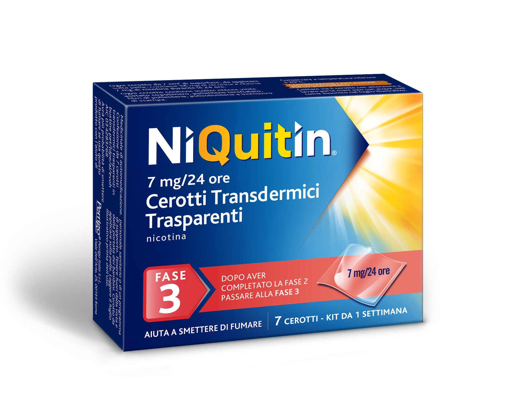 NIQUITIN*7CER TRANSD 7MG/24H - Farmacia Sant Anna SAS del Dott. Mariani Federigo