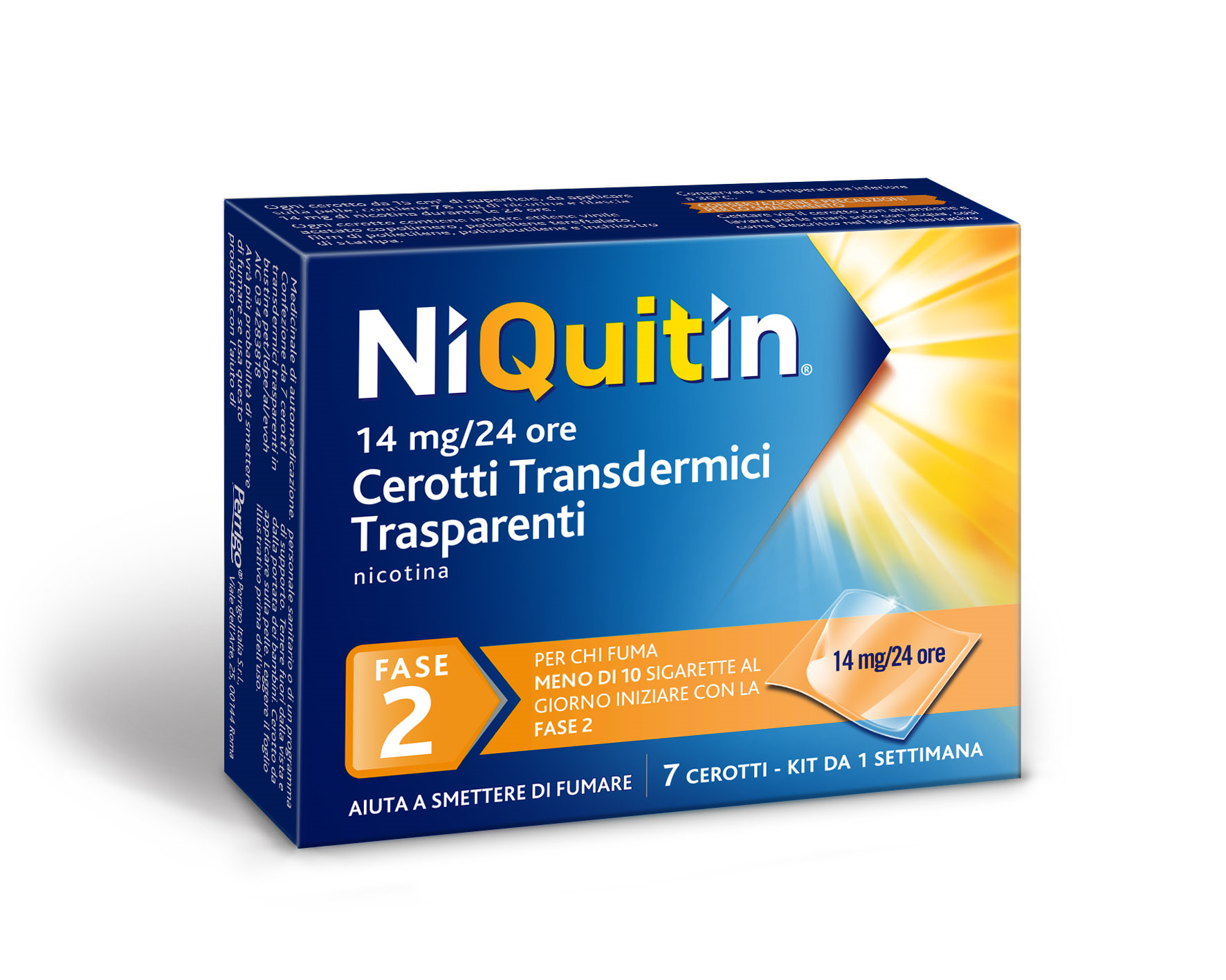NIQUITIN*7CER TRANSD 14MG/24H - Farmacia Sant Anna SAS del Dott. Mariani Federigo