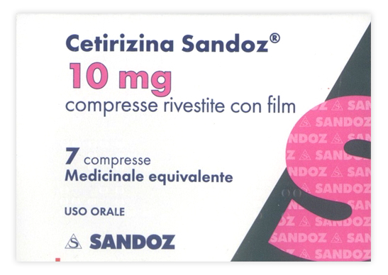 CETIRIZINA SAND*7CPR RIV 10MG - Farmacia Sant Anna SAS del Dott. Mariani Federigo