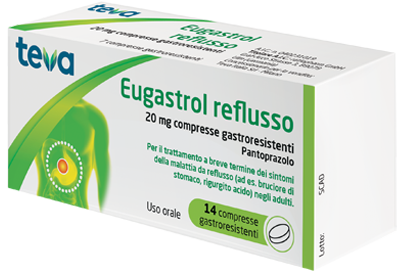 EUGASTROL REFLUSSO*14CPR 20MG - Farmacia Sant Anna SAS del Dott. Mariani Federigo