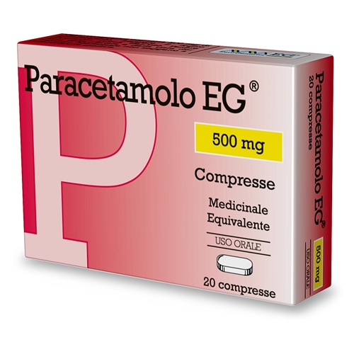 PARACETAMOLO EG*20CPR 500MG - Farmacia Sant Anna SAS del Dott. Mariani Federigo