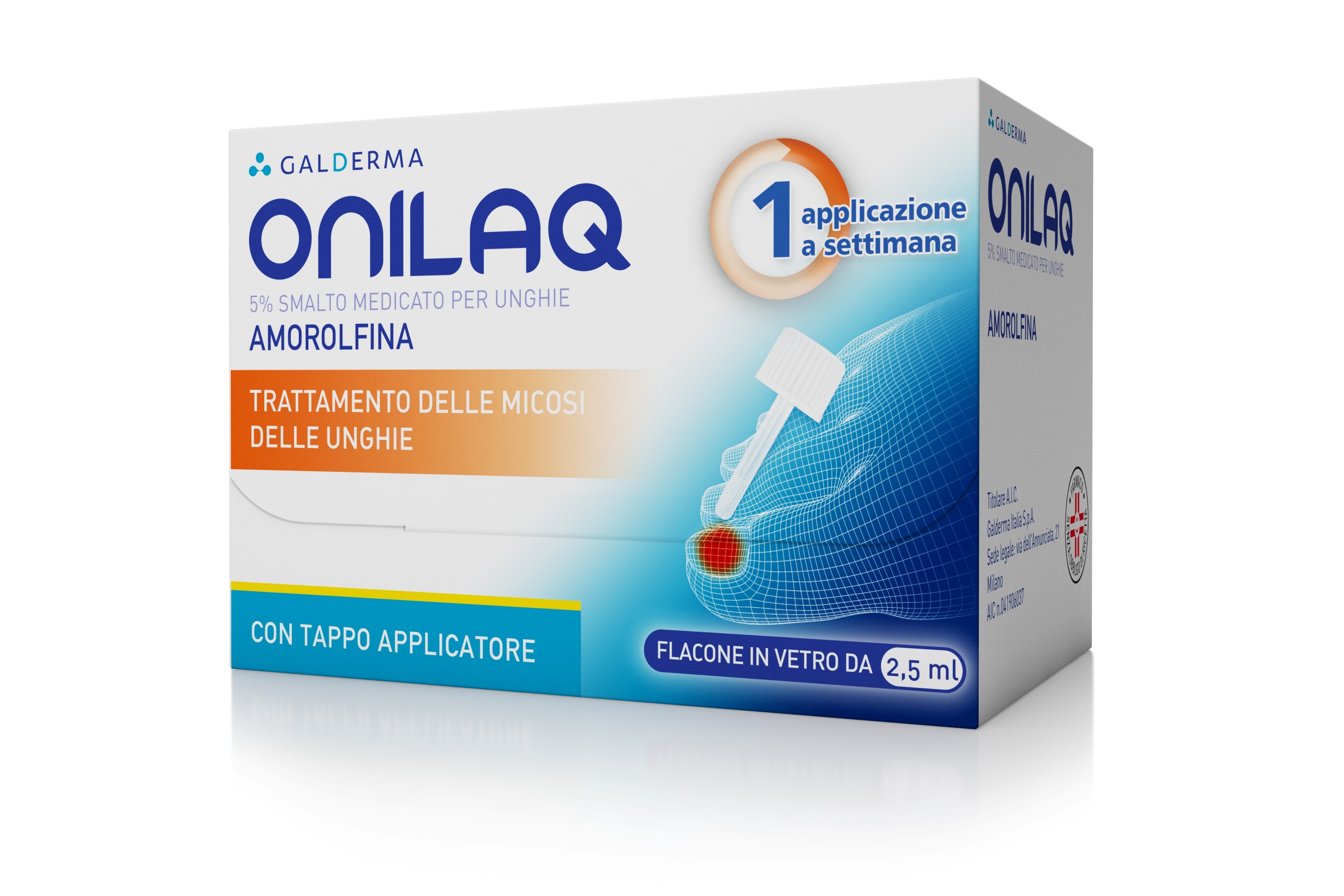 ONILAQ*SMALTO UNGHIE 2,5ML+TAP - Farmacia Sant Anna SAS del Dott. Mariani Federigo