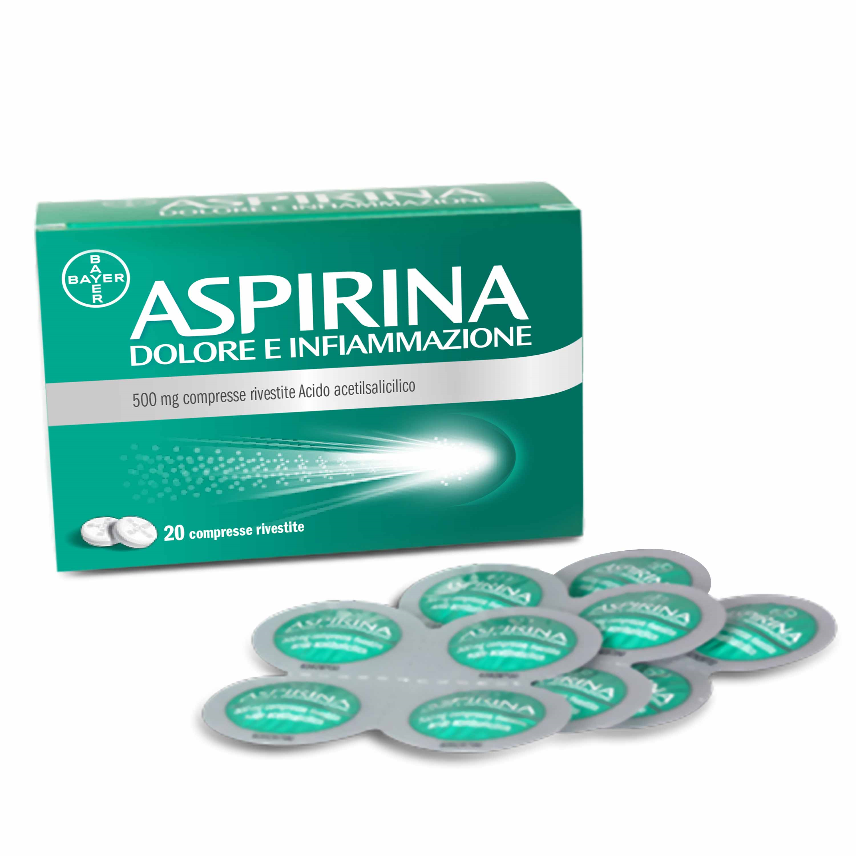 ASPIRINA DOLORE INF*20CPR500MG - Farmacia Sant Anna SAS del Dott. Mariani Federigo