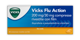 VICKS FLU ACTION*12CPR200+30MG - Farmacia Sant Anna SAS del Dott. Mariani Federigo