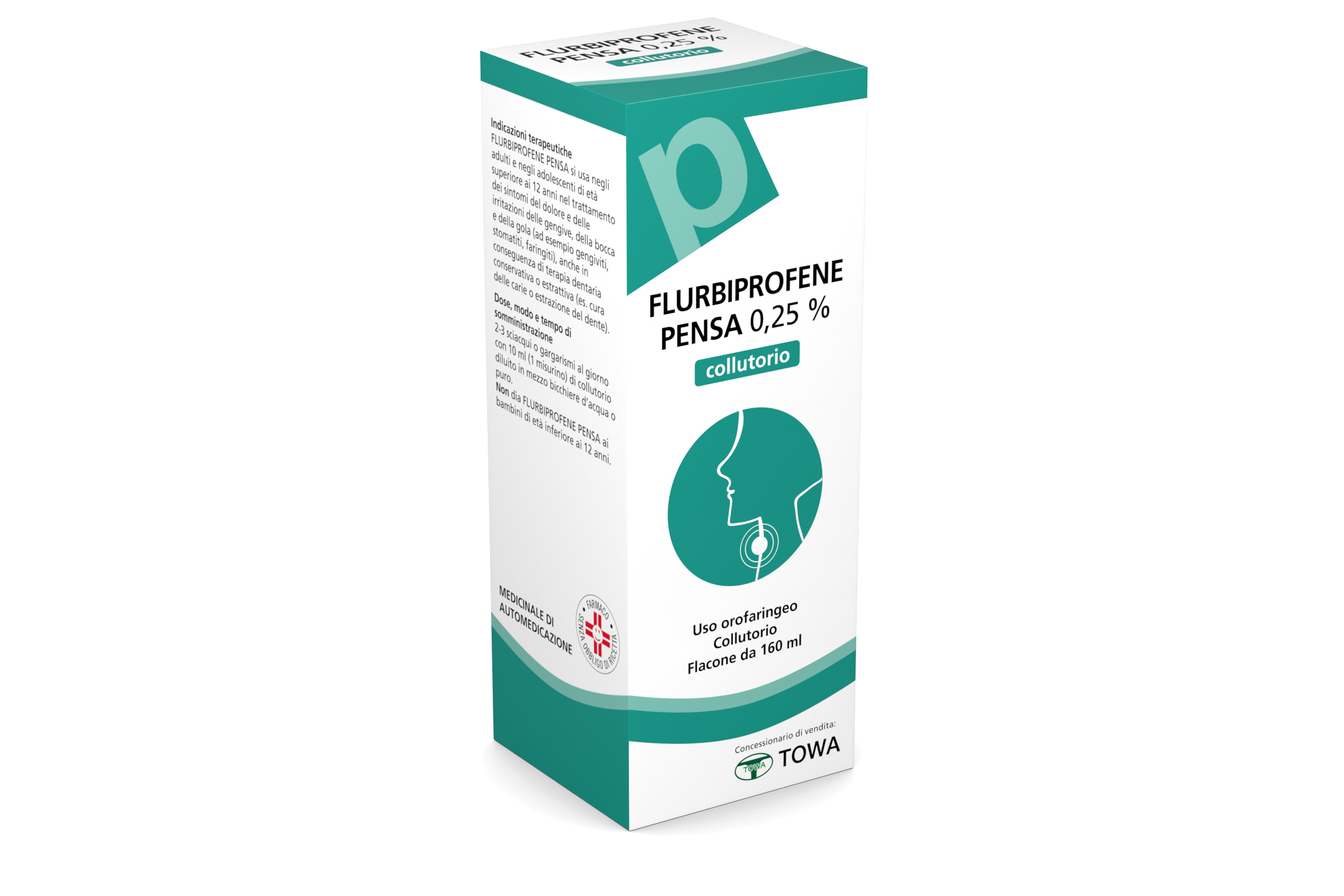 FLURBIPROFENE PE*COLLUT 160ML - Farmacia Sant Anna SAS del Dott. Mariani Federigo
