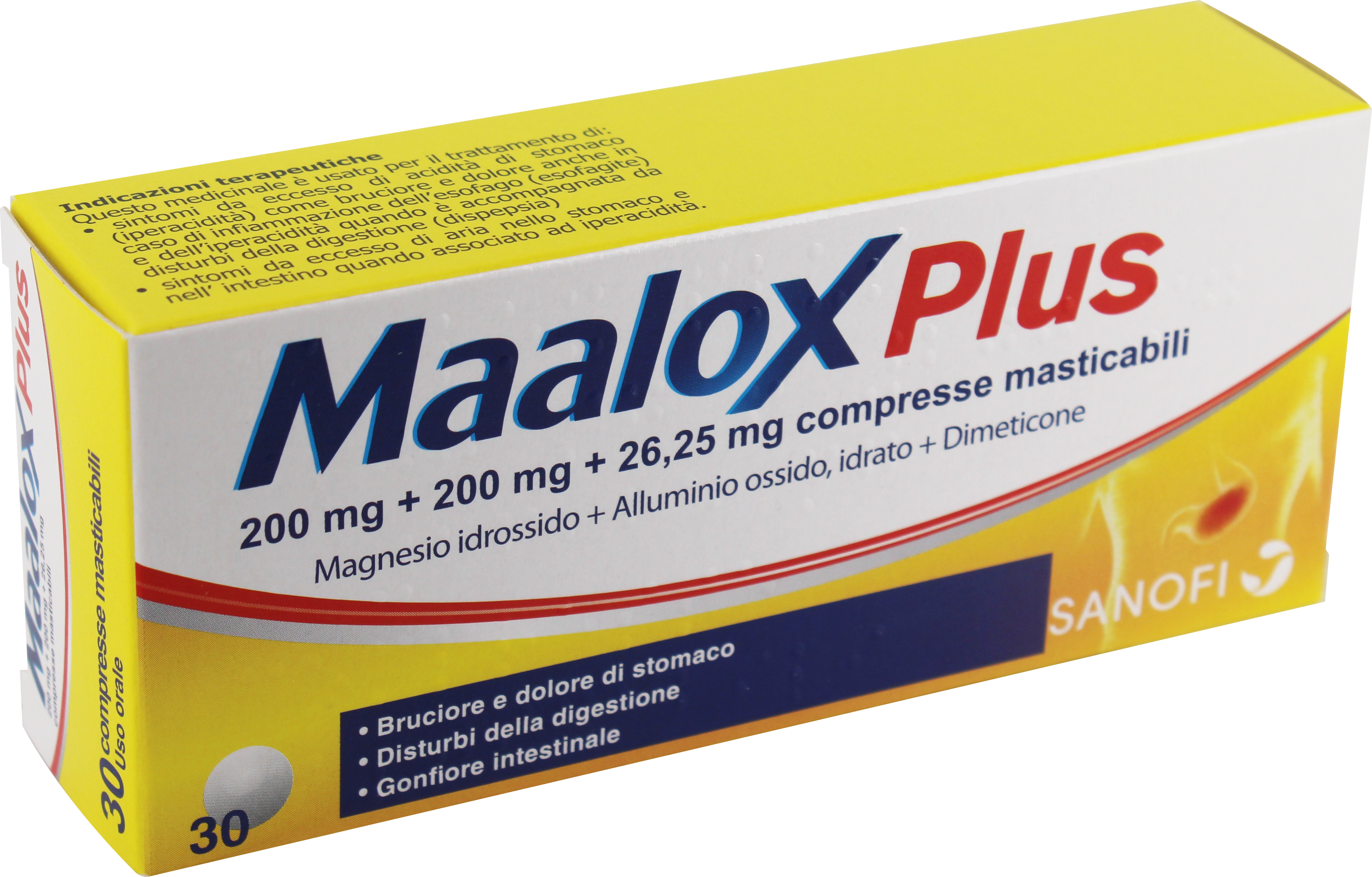 MAALOX PLUS*30CPR MAST - Farmacia Sant Anna SAS del Dott. Mariani Federigo