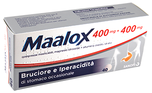 MAALOX*40CPR MAST 400MG+400MG - Farmacia Sant Anna SAS del Dott. Mariani Federigo