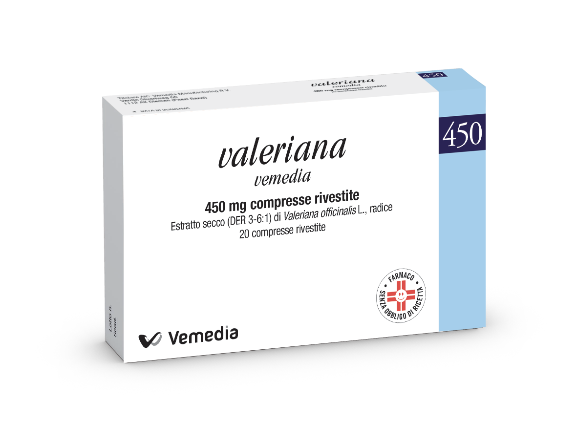 VALERIANA VEMEDIA*20CPR RIV450 - Farmacia Sant Anna SAS del Dott. Mariani Federigo