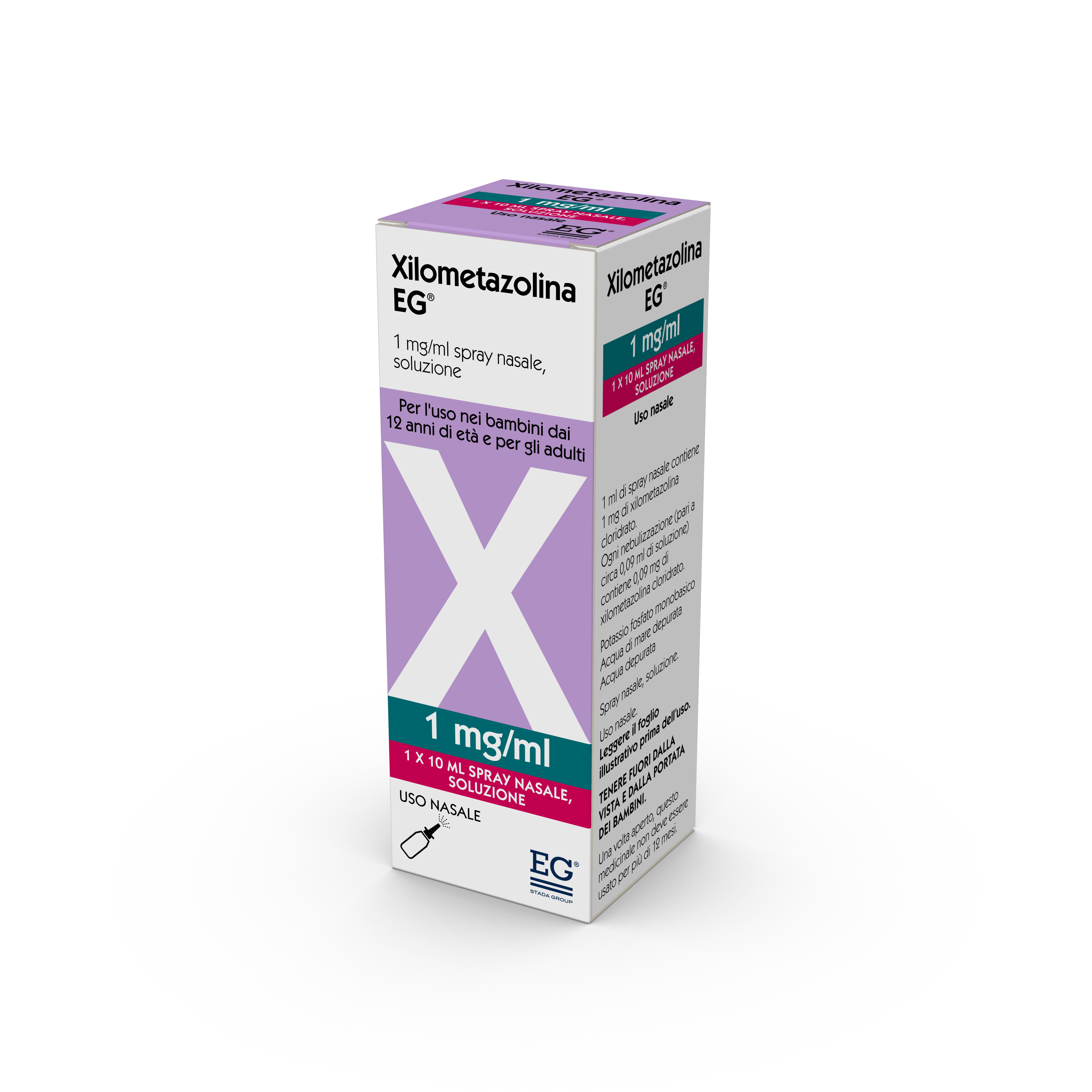 XILOMETAZOLINA EG*SPR10ML 10MG - Farmacia Sant Anna SAS del Dott. Mariani Federigo