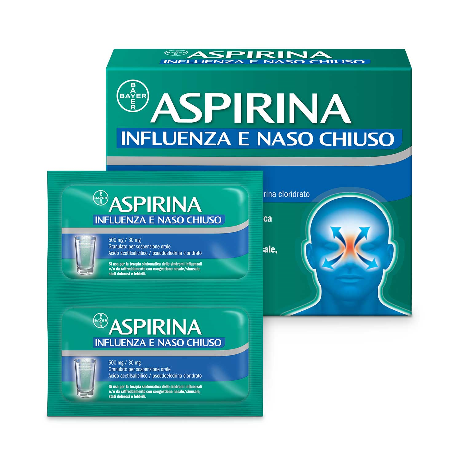ASPIRINA INFLUENZA E NASO C*10 - Farmacia Sant Anna SAS del Dott. Mariani Federigo