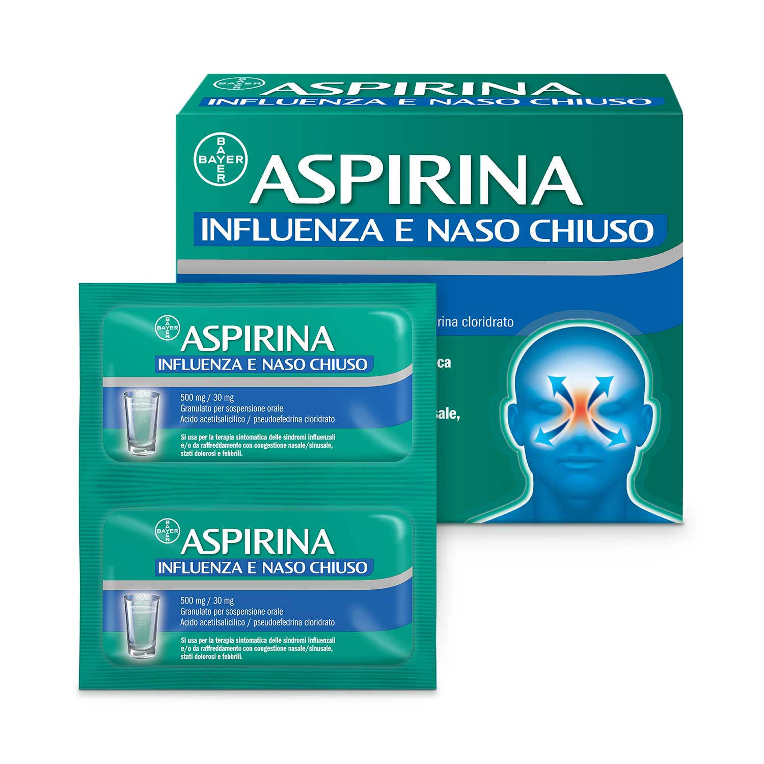 ASPIRINA INFLUENZA E NASO C*20 - Farmacia Sant Anna SAS del Dott. Mariani Federigo