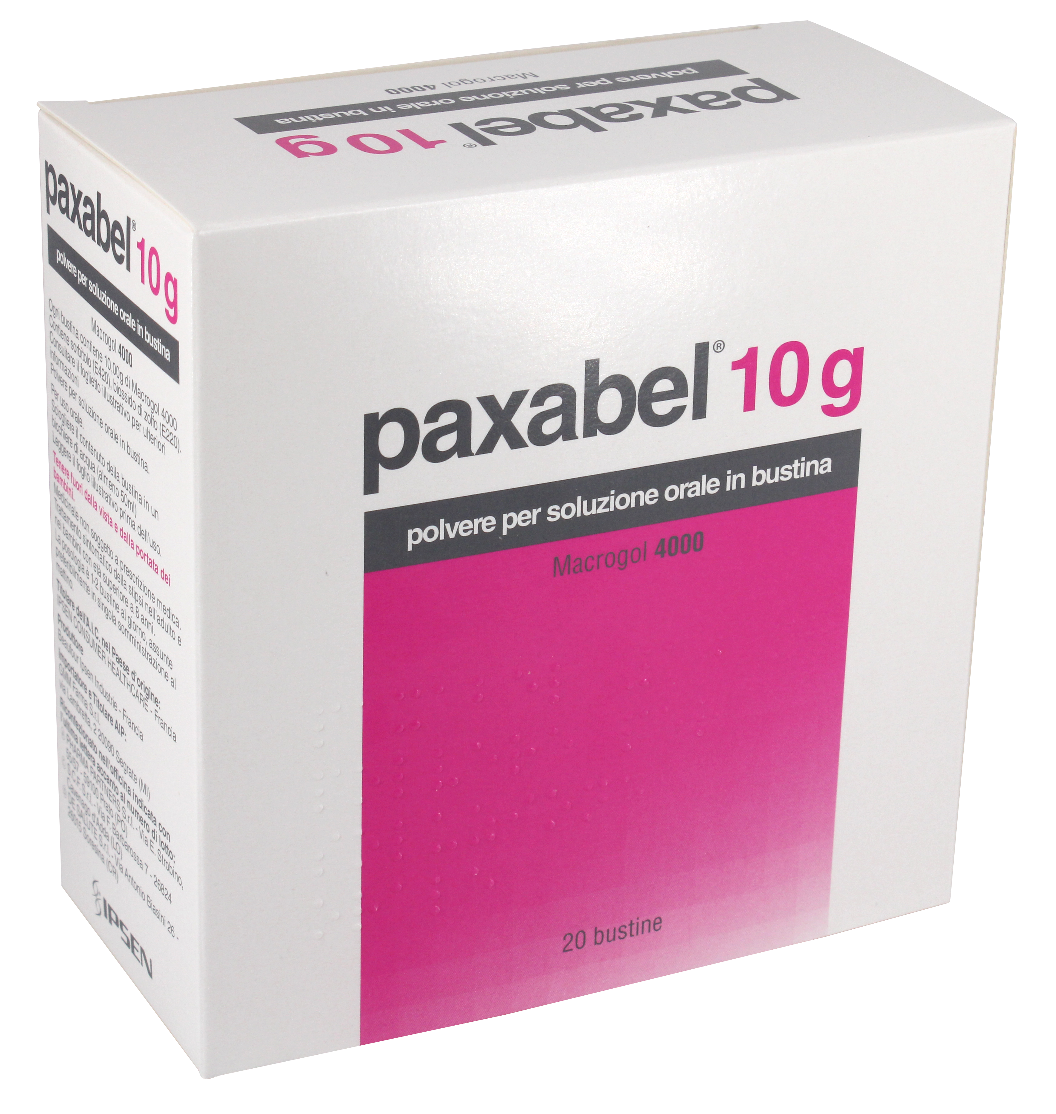 PAXABEL*OS POLV 20BUST 10G - Farmacia Sant Anna SAS del Dott. Mariani Federigo