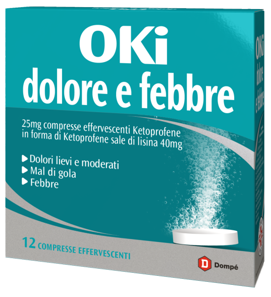 OKI DOLORE E FEBBRE*12CPR EFF - Farmacia Sant Anna SAS del Dott. Mariani Federigo