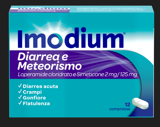 IMODIUM DIARREA E METEOR*12CPR - Farmacia Sant Anna SAS del Dott. Mariani Federigo