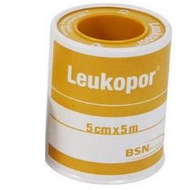 CEROTTO IN ROCCHETTO LEUKOPOR IPOALLERGENICO TESSUTO NON TESSUTO BIANCO 5X500 CM - Farmacia Sant Anna SAS del Dott. Mariani Federigo