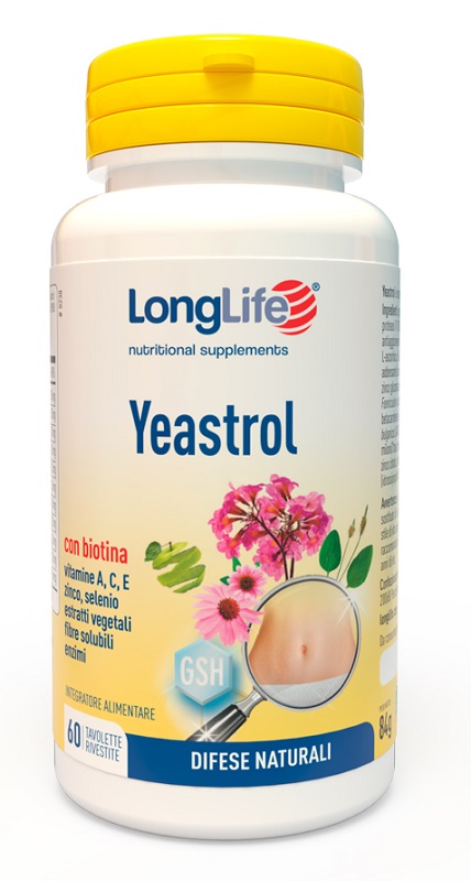 LONGLIFE YEASTROL 60 TAVOLETTE RIVESTITE - Farmacia Sant Anna SAS del Dott. Mariani Federigo