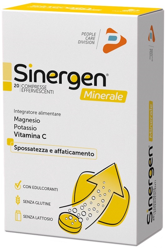 SINERGEN MINERALE LIMONE 20 COMPRESSE EFFERVESCENTI - Farmacia Sant Anna SAS del Dott. Mariani Federigo