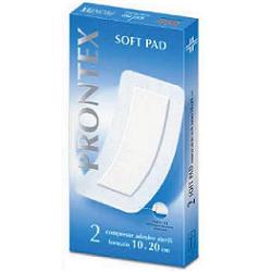 GARZA COMPRESSA PRONTEX SOFT PAD AUTOADESIVA 10X20CM 2 PEZZI - Farmacia Sant Anna SAS del Dott. Mariani Federigo