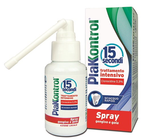 PLAKKONTROL 15 SECONDI COLLUTORIO SPRAY 50 ML - Farmacia Sant Anna SAS del Dott. Mariani Federigo