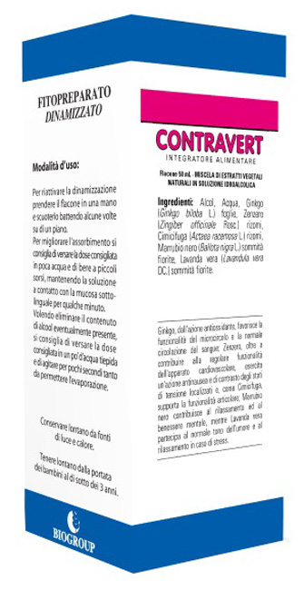 CONTRAVERT 50 ML SOLUZIONE IDROALCOLICA - Farmacia Sant Anna SAS del Dott. Mariani Federigo