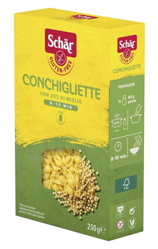 SCHAR CONCHIGLIETTE 250 G - Farmacia Sant Anna SAS del Dott. Mariani Federigo