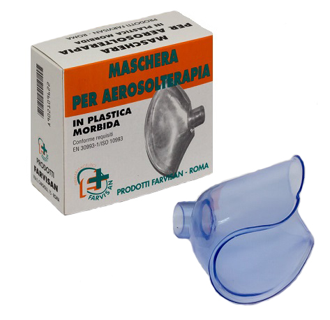 MASCHERA MORBIDA. RICAMBIO PER AEROSOLTERAPIA - Farmacia Sant Anna SAS del Dott. Mariani Federigo