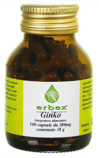 GINKGO BILOBA 100 CAPSULE 380 MG - Farmacia Sant Anna SAS del Dott. Mariani Federigo