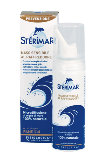 STERIMAR NASO SENSIBILE AL RAFFREDDORE ACQUA DI MARE SPRAY 100 ML - Farmacia Sant Anna SAS del Dott. Mariani Federigo