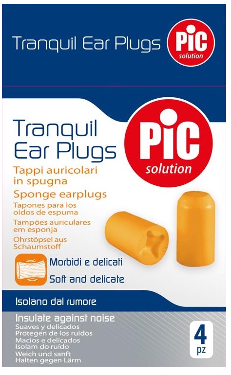 TAPPI AURICOLARI TRANQUIL IN SPUGNA 4 PEZZI - Farmacia Sant Anna SAS del Dott. Mariani Federigo
